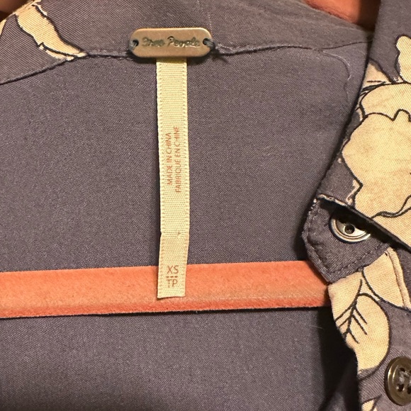 Free People Oversized-Floral Tunic - Picture 4 of 6